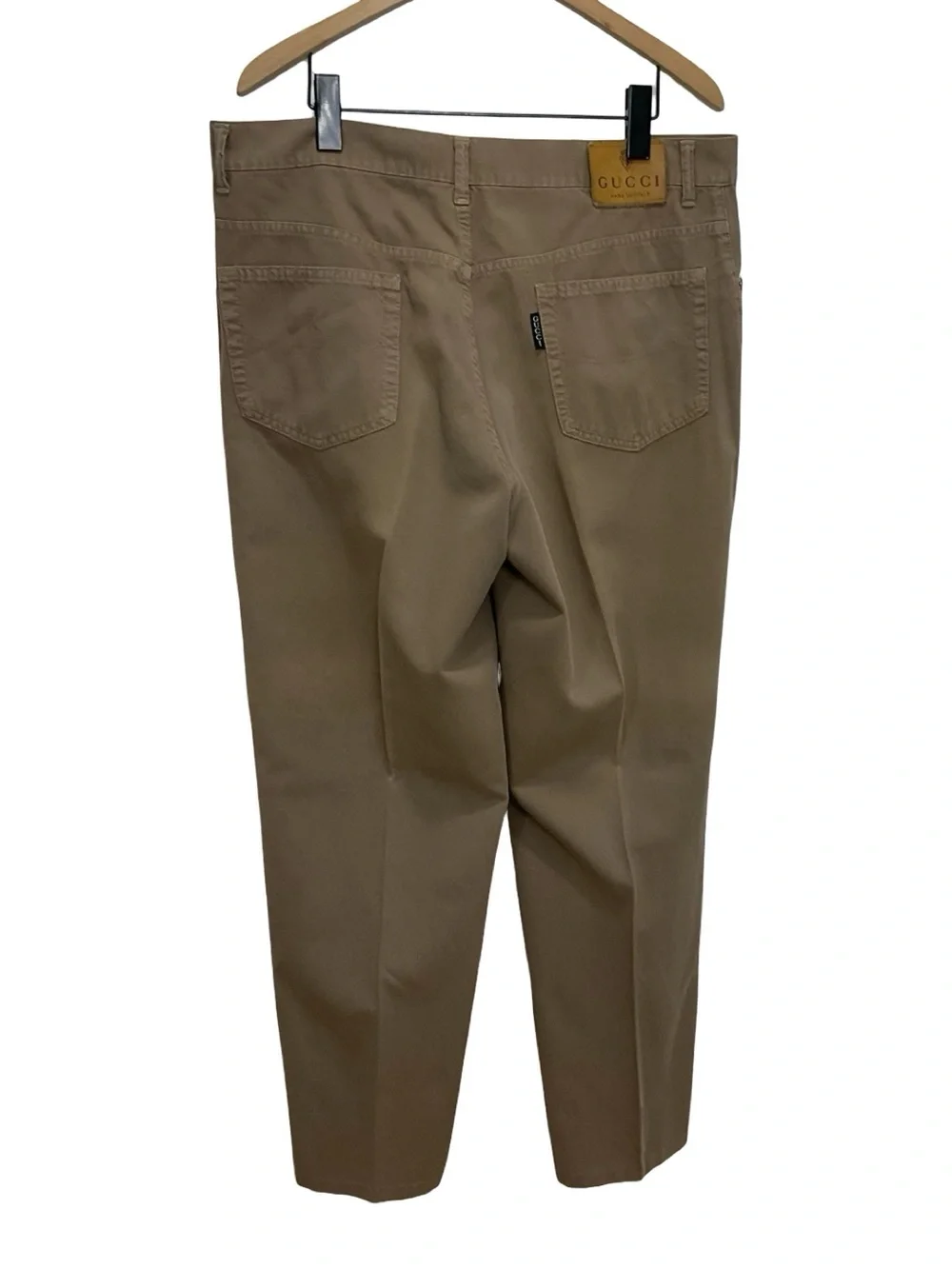 Gucci Vintage Men’s Straight Khaki Jeans Size 54